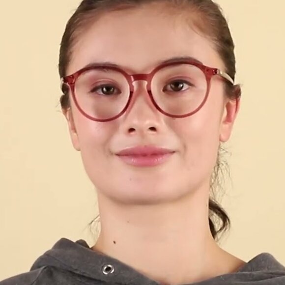 Chloe CH0012OA 004 Eyeglasses Havana/Brown 50mm Round Frame - Picture 3 of 11